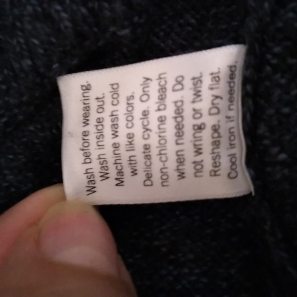 Croft & Barrow Mens SZ 2XL RN# 73277 Blue and Black Sweater - Picture 8 of 8